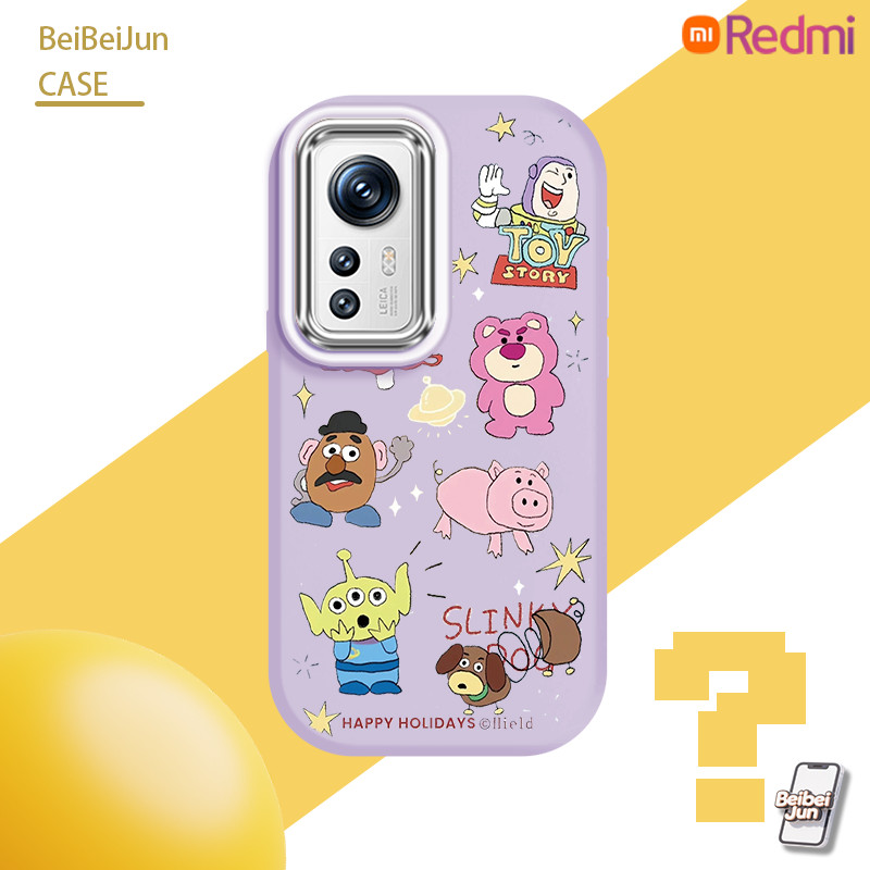 Disney การ์ตูนแอนิเมชั่นน่ารักรุ่น Q ของเล่น Story สําหรับ Redmi 13 A3 Poco C61 M6 4G 12 12C 10C 9C 