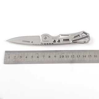 มีดพับพกพา มีดพับเดินป่า สแตนเลส มีดตั้งแคมป์กลางแจ้ง (พร้อมส่งค่ะ) G3340