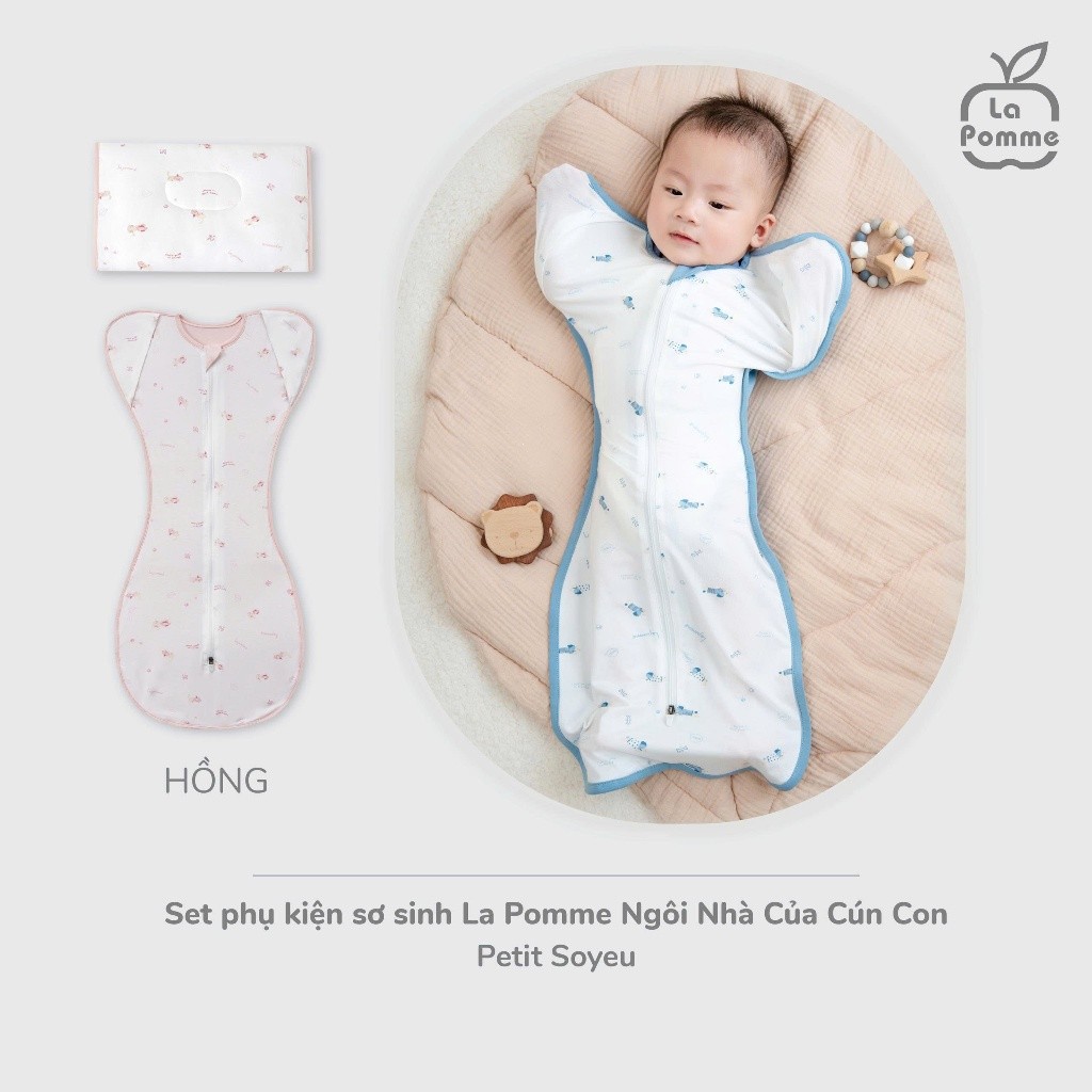 La Pomme SS2025 Puppys House La Pomme pupa and pillow collection - สําหรับเด็กทารก T6.3