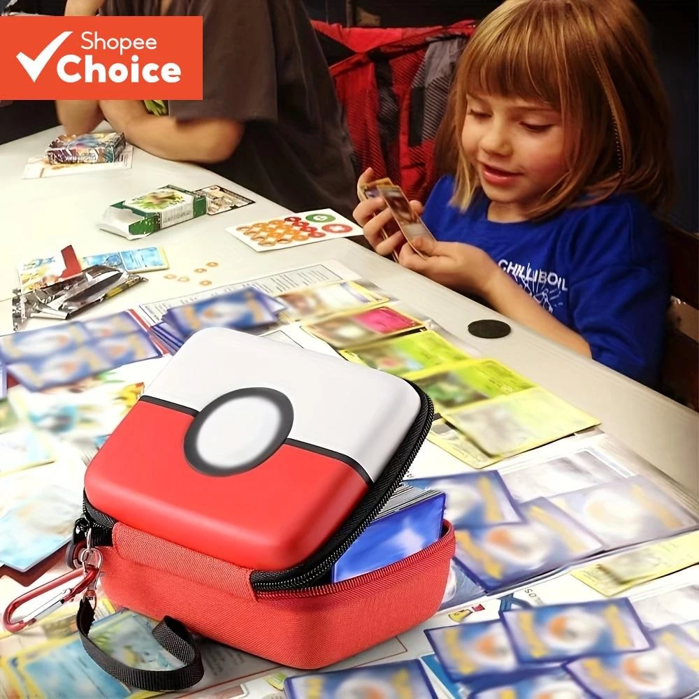 เคสแข็งการ์ด​​ 400+ - ที่เก็บการเดินทาง PTCG สําหรับการ์ด Pokémon & UNO​​