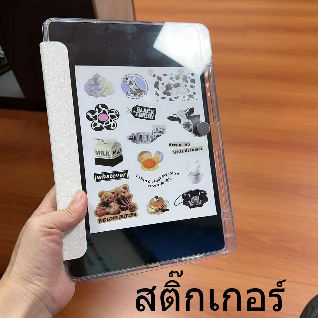 สติกเกอร์ PVC ลายวัตถุ สไตล์เรโทร สําหรับตกแต่งสมุดภาพ อัลบั้มรูปภาพ แล็ปท็อป กระเป๋าเดินทาง สมุดภาพ DIY  Size 166*136