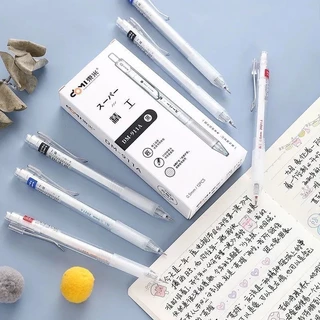 Dongmi DM-911A ใหม่ Seiko Press neutral ปากกาสไตล์ญี่ปุ่นเรียบง่ายโปร่งใส rod AM sheath ST เข็มฉีดยาปากกาสีดํา