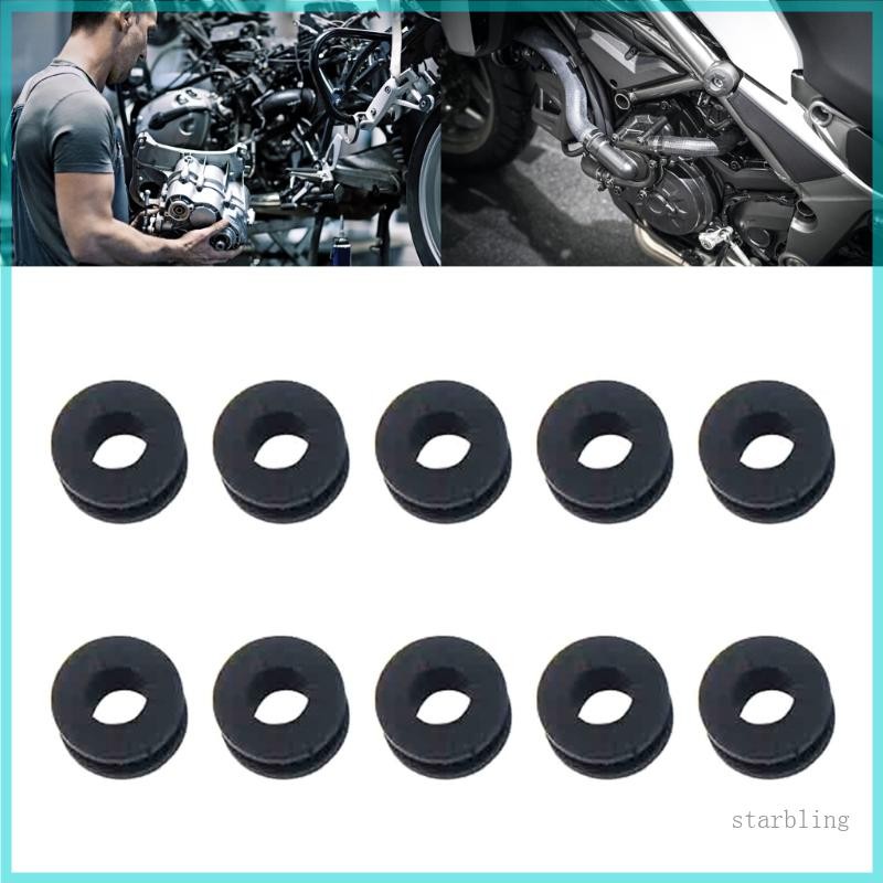 Star 10 ชิ้นยาง Grommets รถจักรยานยนต์ Fairings สําหรับ CBR 600RR 600 F4 F4i 250R