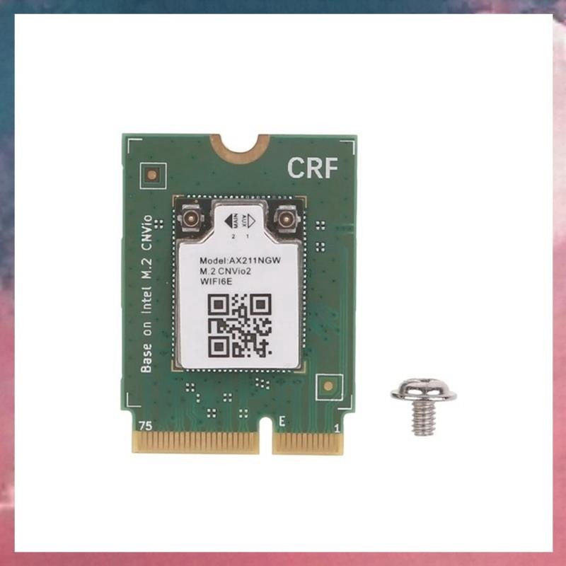 AX211NGW Wifi 6E การ์ด M.2 Key E CNVio2 อะแดปเตอร์บลูทูธ 5.3 AX211 M.2 CNVio Wifi การ์ดไร้สาย
