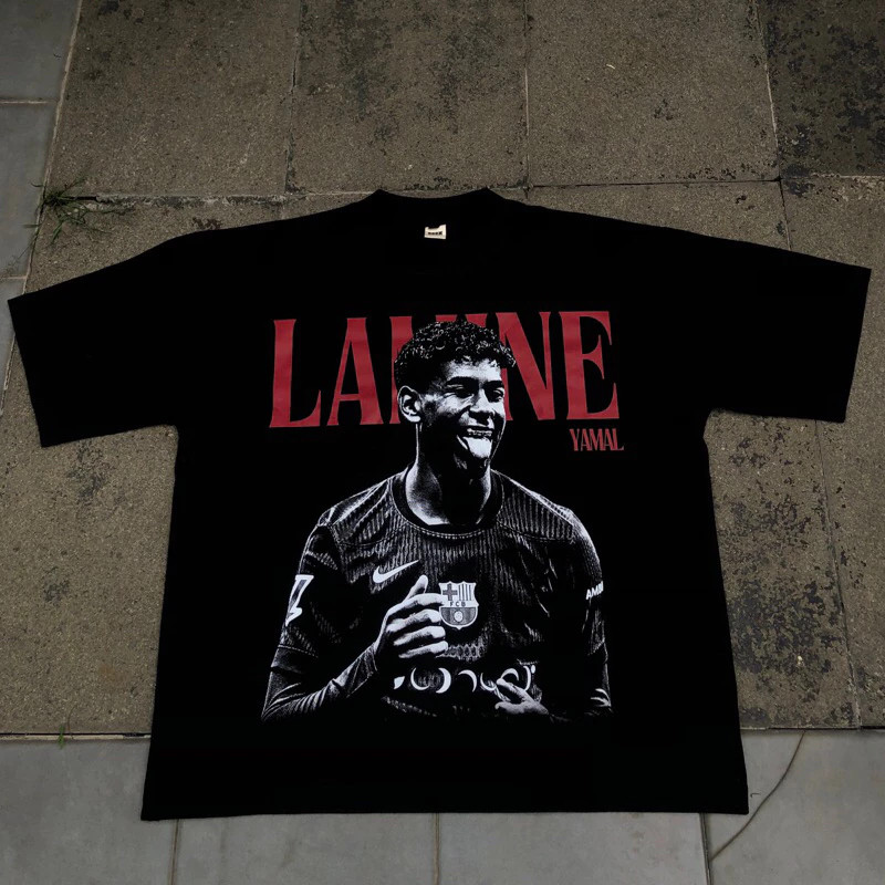 เสื้อยืด TSHRIT Lamine Yamal Distro สําหรับผู้ชายและผู้หญิง