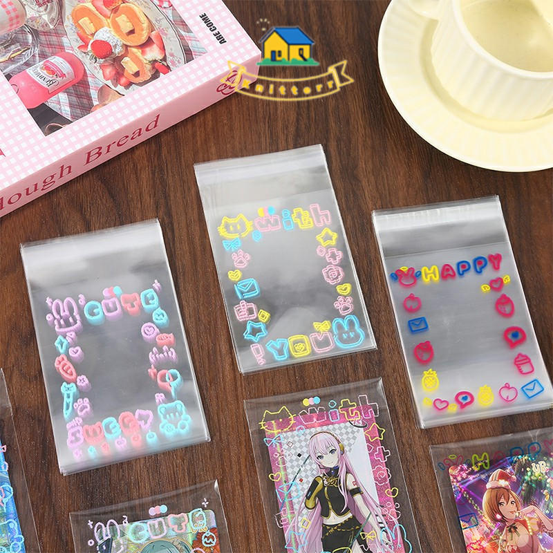 ⚡COD⚡ Knitterr ถุงปิดผนึกอัตโนมัติ Angel Rabbit ถุงบรรจุภัณฑ์ Polaroid ถุงปิดผนึกอัตโนมัติขนาดเล็ก