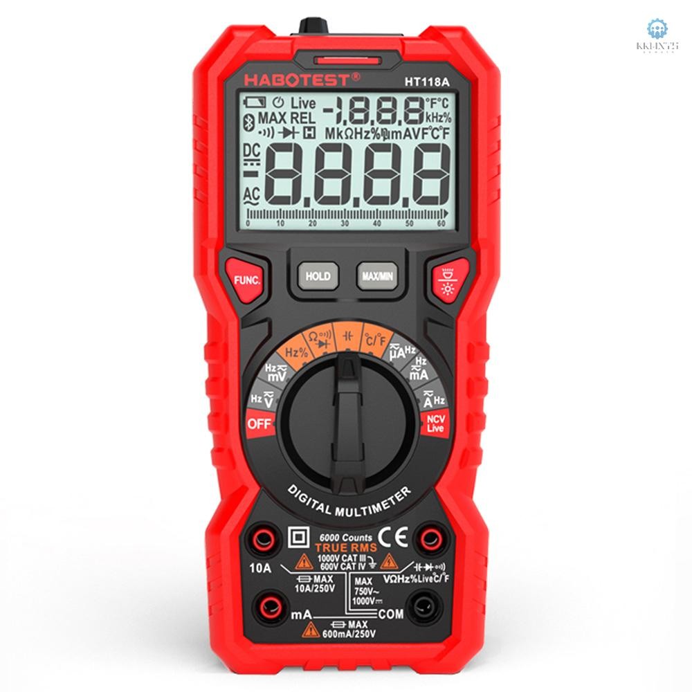 HABOTEST อัตโนมัติ 6000 Rms พร้อม Ncv Test Diode อุณหภูมิปัจจุบัน Ncv อุณหภูมิความต้านทานการทดสอบ Nc