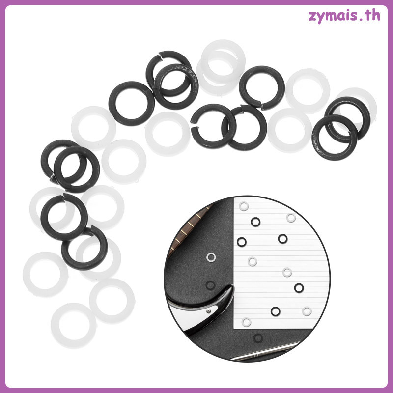 24pcs Guitar Tuner Mounting Spacers Tuner Washer Gaskets For Guitar Chord Presser