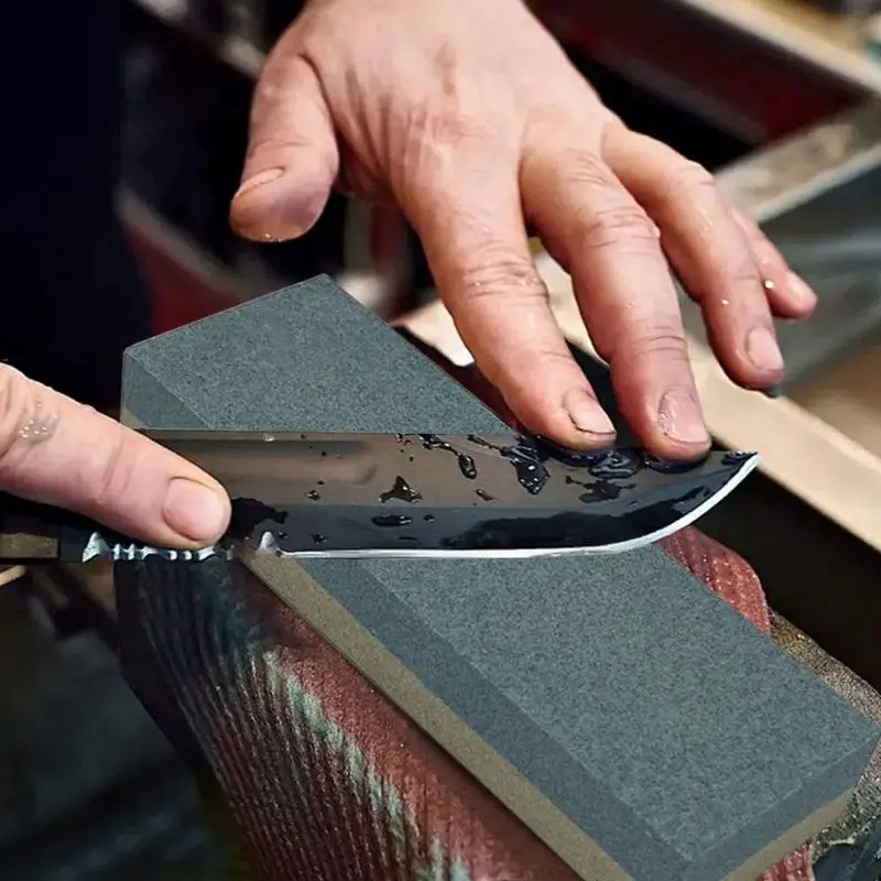 Sharpening Stone Stone Sharpener Double Sided Lightweight Cutter Sharpening Stone Polishing Tool For