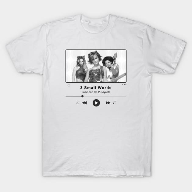 เสื้อยืด Vintage Three Small Words - Music Player Illustrations T-Shirt แท้ Cotton 100% สวยๆ y2k