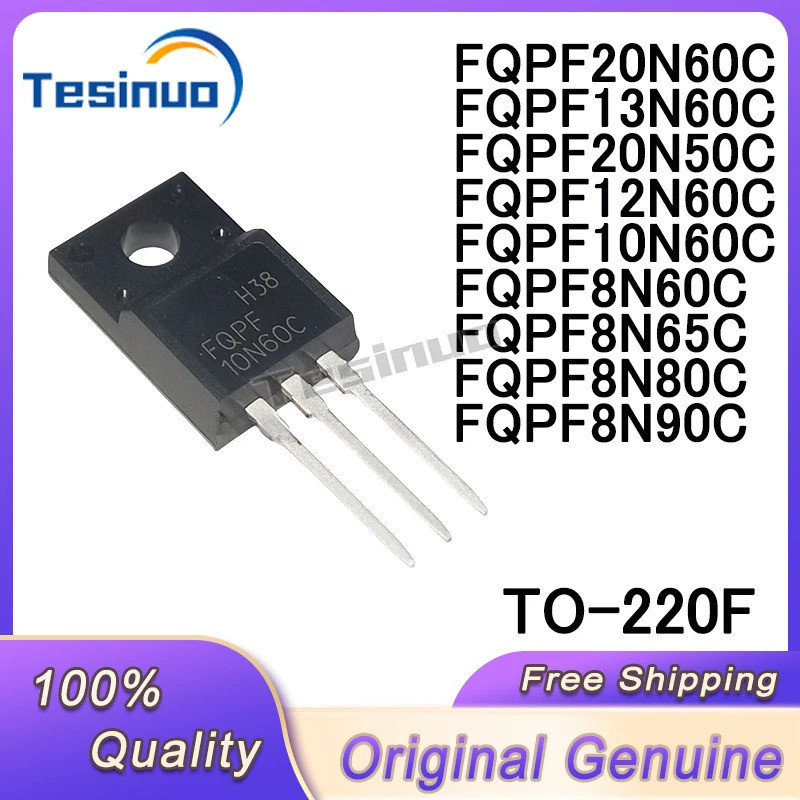1-5PCS FQPF8N60C FQPF8N65C FQPF8N80C FQPF8N90C FQPF10N60C FQPF12N60C FQPF13N60C FQPF20C FQPF20C FQPF