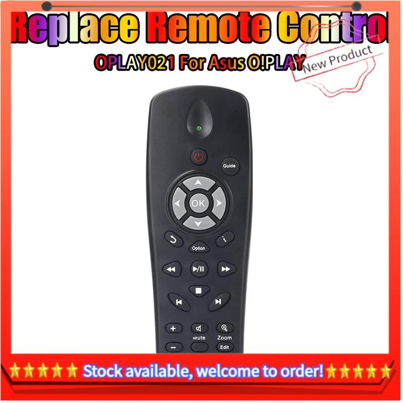 1 แพ็คเปลี่ยนรีโมทคอนโทรล OPLAY021 สีดําแบบใช้ซ้ําได้ติดตั้งง่ายสําหรับ O Play Live MINI E6072 -R3 M