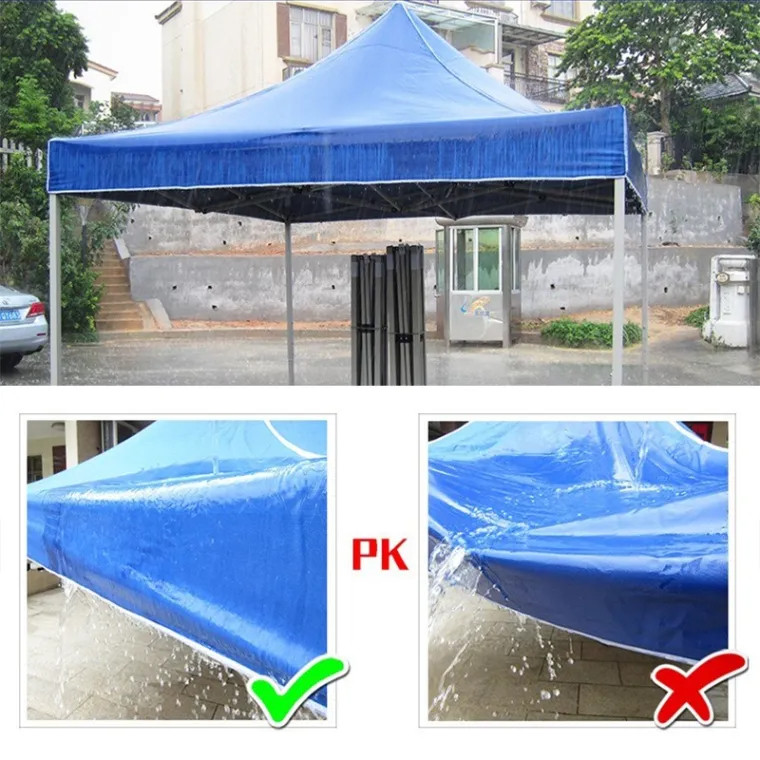 เต็นท์พับ หนา3200D (เฉพาะผ้า) 2x2 3x3 3x4.5ผ้าใบเต็นท์ ผ้าเต้นท์ กันน้ำ กันแดด กันยูวี ผ้าเต้น เต็นท์พับได้ เต็นท์ขายของ - รูปที่ 3