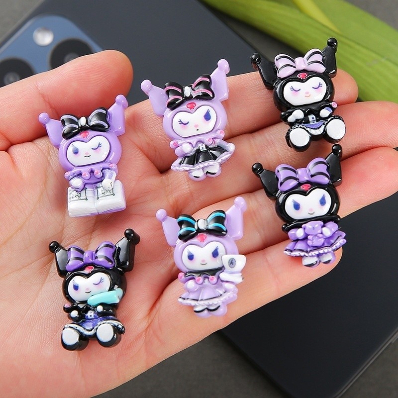 [100ในสต็อก] การ์ตูนที่เปลี่ยนแปลงตลอดเวลา Kulomi เรซิ่น DIY ครีมกาวกิ๊บติดผมแฮนด์เมดเคสมือถือหัวเข็มขัดรองเท้าอุปกรณ์ติดตู้เย็น