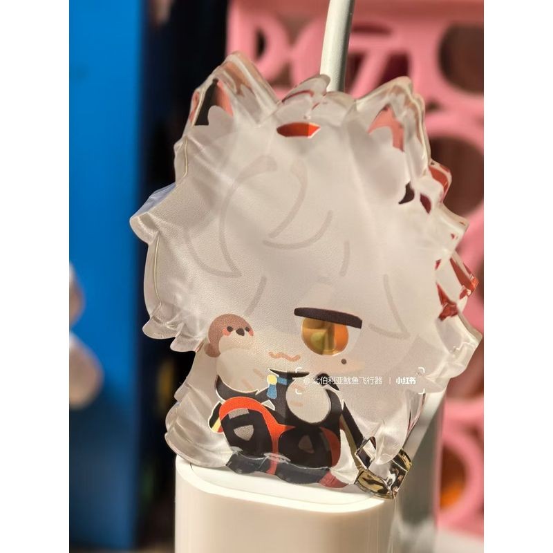 บล็อกอะคริลิครางดาว Honkai Aventurine Dr. อัตราส่วนขาตั้งอะคริลิคขนาดเล็ก Boothill รูปแสดงอะนิเมะสินค้าคอลเลกชันตกแต่งโต๊ะ - รูปที่ 2