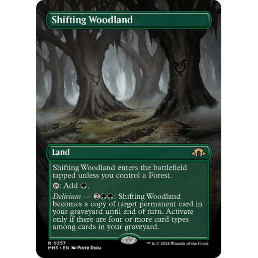 การ์ด EDH PlayTest - Shifting Woodland (Land)