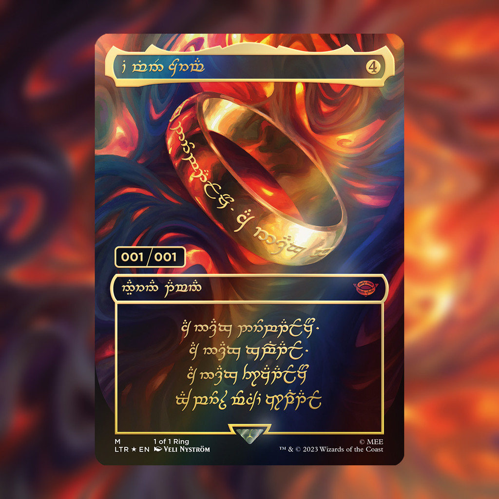 การ์ด EDH PlayTest - The One Ring (สิ่งประดิษฐ์)