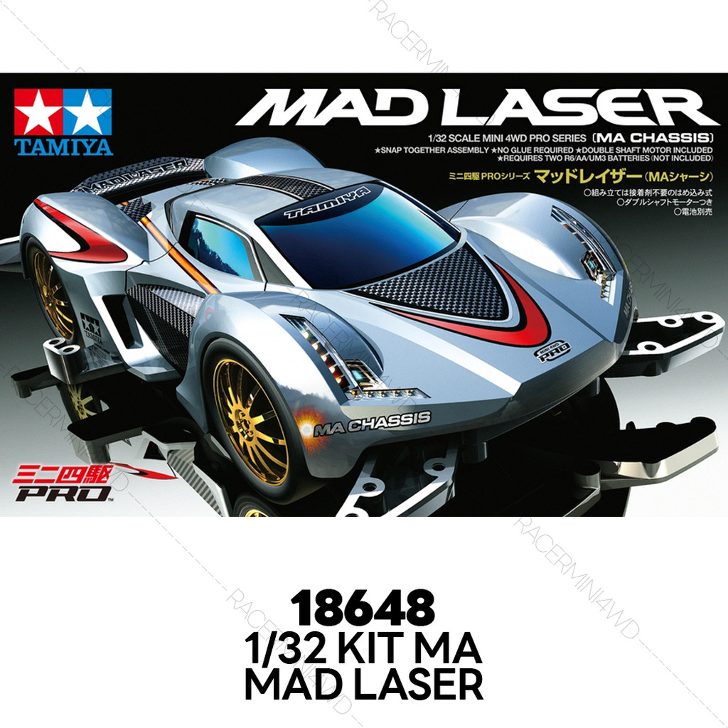 TAMIYA Mini 4WD Mad Laser (MA Chassis) 18648