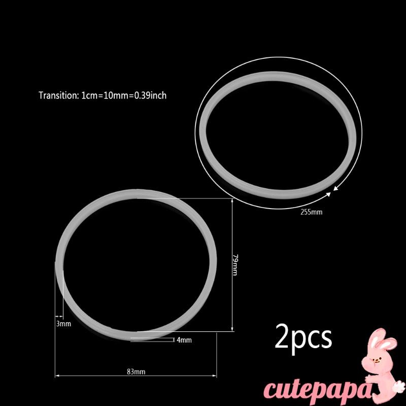 Cutep 2 ชิ้น 8 3 เซนติเมตรยาง O รูปเปลี่ยนปะเก็นซีลแหวนสําหรับเครื่องปั่นคั้นน้ําผลไม้
