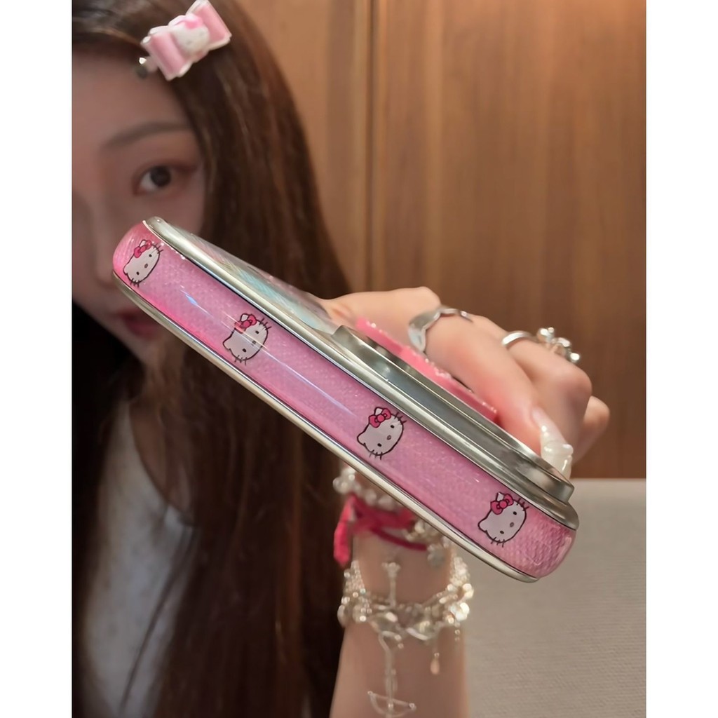 Hello Kitty Bowknot Apple 16pro max เคสโทรศัพท์ iPhone14/13 กันกระแทก 15 น่ารัก