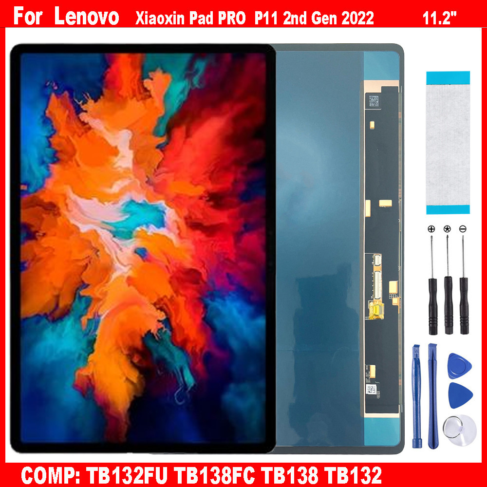 Original สําหรับLenovo Xiaoxin Pad Pro P11 2nd Gen 11.2" 2022 TB132FU TB138FC TB138 TB132 จอแสดงผลLC