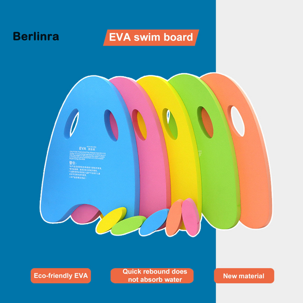 Ber Bright สี Kickboard เริ่มต้นว่ายน้ํา Kickboard Easy Grip Anti-slip ว่ายน้ํา Kickboard พร้อมที่จั