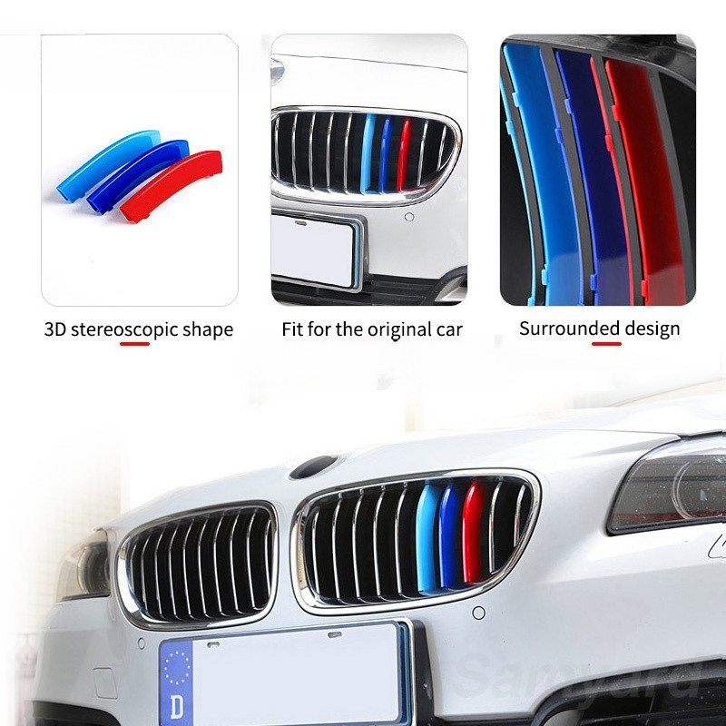 แถบตัดกระจังหน้าสําหรับ BMW E46 E90 E60 E39 E36 F30 F10 F20 X5 E70 E53 G30 E91 E92 E93 E87 X3 E83 F2