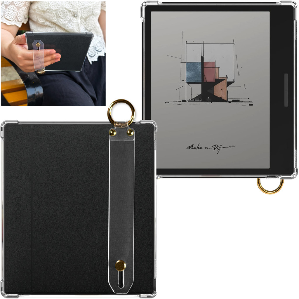 Boox Go Color7 (Gen II)/Boox Go 7 (2025) เคสป้องกันเคสใสแบบรวมทุกอย่างพร้อมมือถือ