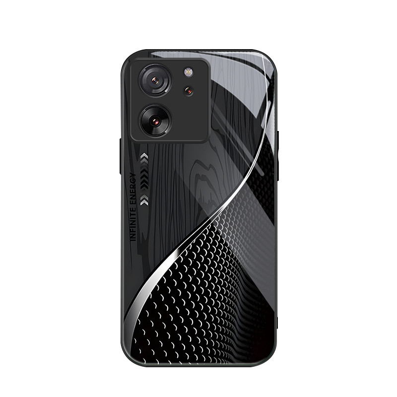 สําหรับ Xiaomi 13T& Xiaomi 13T Pro , เครื่องชั่งลายไม้สีดํา, บุคลิกภาพอินเทรนด์, เคสป้องกันโทรศัพท์ป้องกันการตก ราคา ถูกที่สุด ดีลบีเคเค