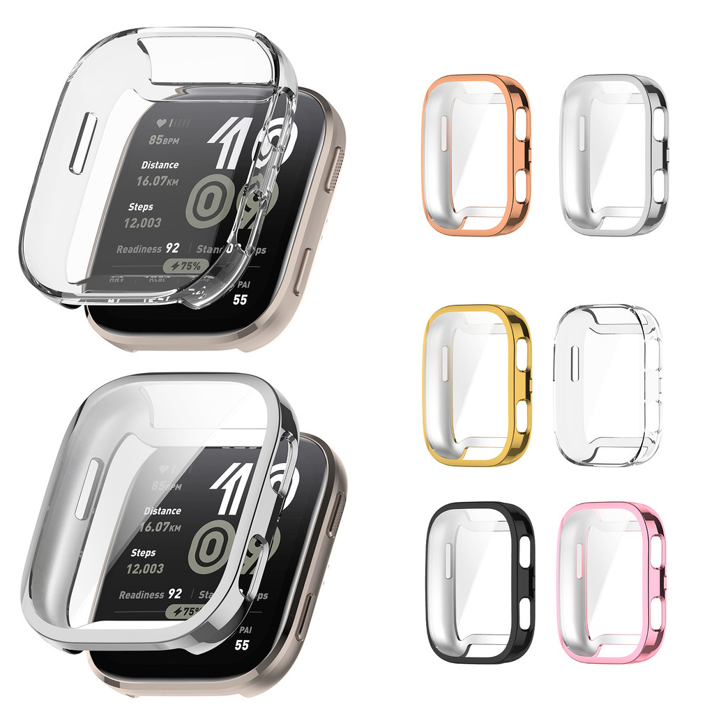 เคส TPU สําหรับ Huami Amazfit Bip6 A2435 Bip 6 Soft Plated Shiny Slim Full Cover