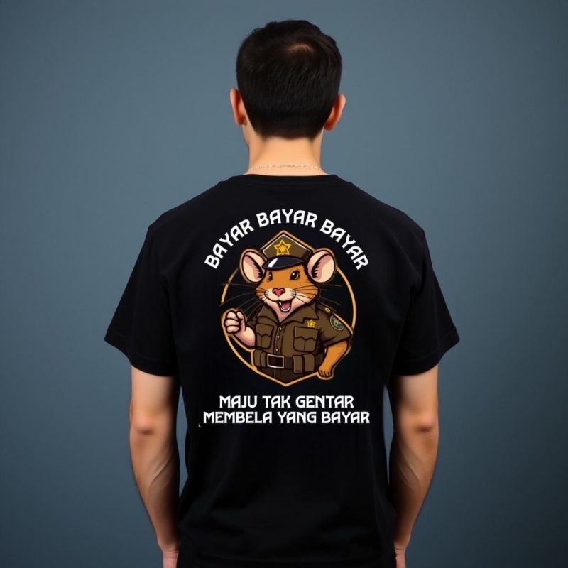 เสื้อยืด Police Headquarters, Pay Pay Pay, Forward, อย่ารับจ่าย, ผ้าฝ้าย Combed 24s Distro