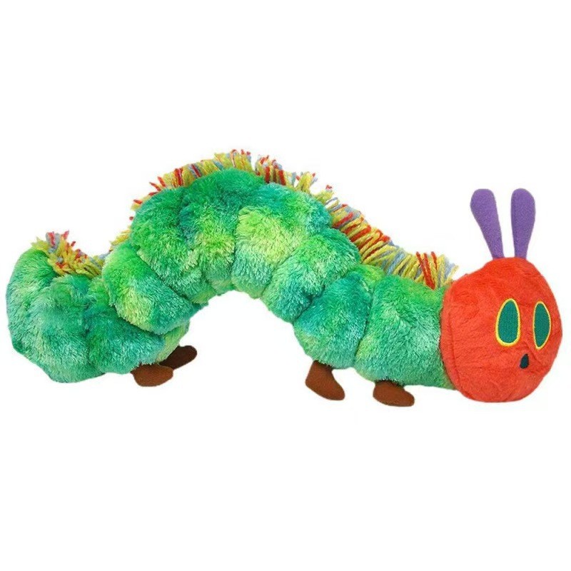 Eric Carle The Very Hungry Caterpillar ของเล่นตุ๊กตาหนอนนุ่มตุ๊กตาตุ๊กตาเด็กของขวัญโซฟาเบาะ