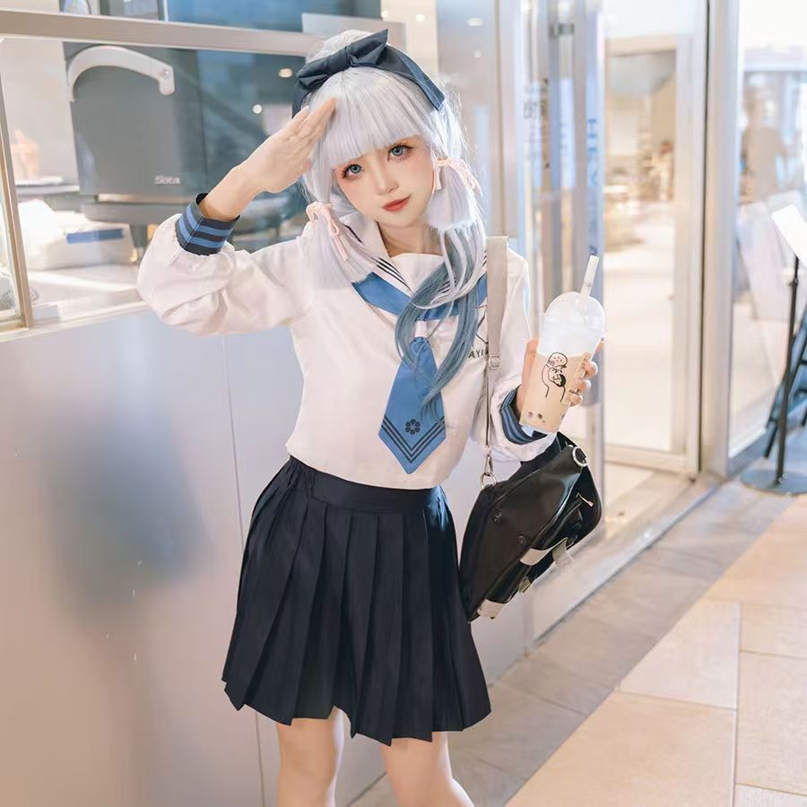 Kamisato Ayaka cosplay Ayaka HEYTEA JK Ayaka Kamisato cosplay Kamisato Ayaka JK Uniform genshin impa