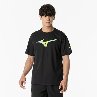 เสื้อกีฬา Mizuno แขนสั้น สำหรับวิ่งและแบดมินตัน ทั้งผู้ชายและผู้หญิง
