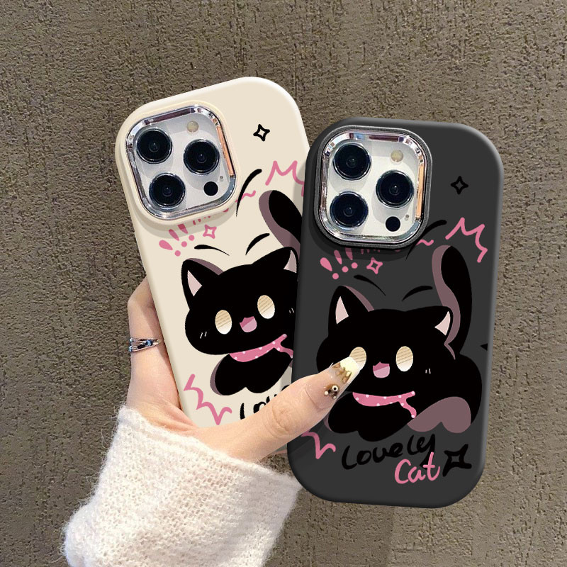 สีดําแมวสําหรับOPPO A3S A12E C1 A53 A9 A5 2020 A11X A98 A1 PRO F11 K9 A78 A54 A74 F19 A93 F17 A16S A