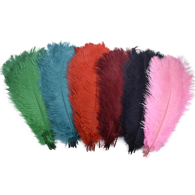 10ชิ้น/ล็อตที่มีสีสันนายกขนนกกระจอกเทศสําหรับตกแต่ง45-50เซนติเมตร18-20นิ้วสีขาวสีดํานกกระจอกเทศบิ๊กขนนกคาร์นาวาลตารางกลางอุปกรณ์จัดงานแต่งงานแจกันหมวกตกแต่งบ้า ราคา ถูกที่สุด ดีลบีเคเค