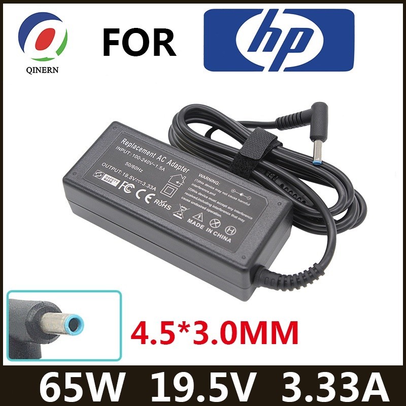 19.5V 3.33A 65W 4.5*3.0 มม.อะแดปเตอร์ชาร์จแล็ปท็อปสําหรับ HP Envy 17-j010us Pavilion 15-j000 Chromeb