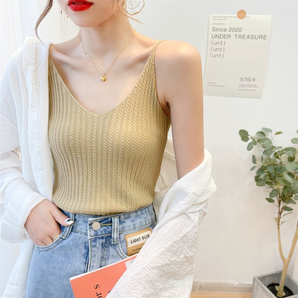 เสื้อชั้นในสตรีคอวี สไตล์ใหม่ แฟชั่นเซ็กซี่สั้น