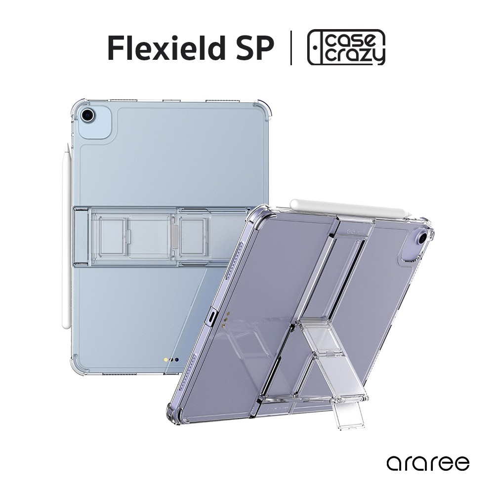 ARAREE เคส สำหรับ ไอแพด รุ่น Flexield SP แอร์  5 / 4  10.9  2022/2020 / โปร 11  2020/2018 : เคสใส เค