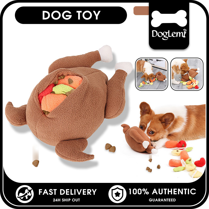DogLemi Creative Dog Plush ของเล่น Snuffle IQ การฝึกอบรม Interactive สัตว์เลี้ยงปริศนาของเล่น Squeaky ช้า Feeding สําหรับสุนัขขนาดกลางขนาดเล็กเกมอุปกรณ์เสริม