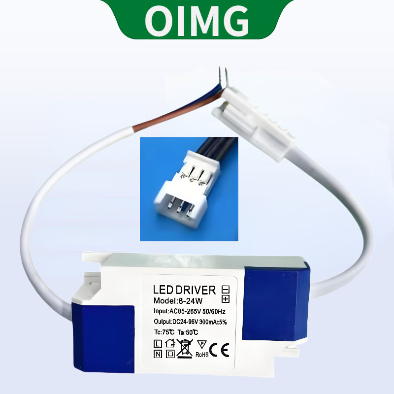 แหล่งจ่ายไฟไดร์เวอร์ BIA LED, การแยก, แรงดันไฟฟ้ากว้าง, แหล่งจ่ายไฟ Dimming, ไดรเวอร์ภายนอกแบบ Dual Color Constance, สาม Pins, 3-5W, 4-7W, 8-12W, 8-24W, 12-18W, 18-24W, 18-24W, 18-24W,