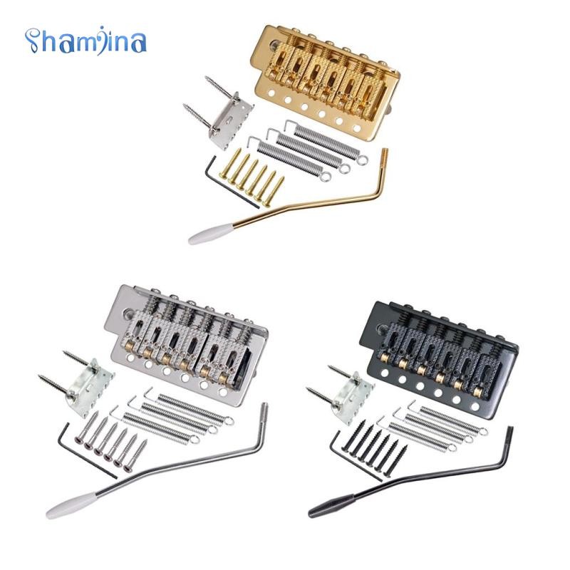 [Shamjina] กีตาร์ไฟฟ้า 6 สาย Tremolo Bridge พร้อม Whammy Bar สําหรับ ST SQ Golden