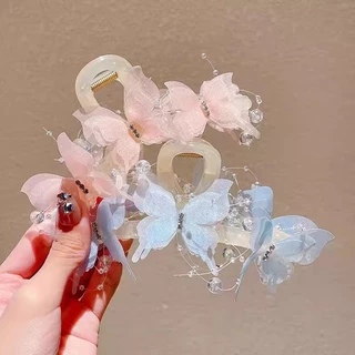 3 สี กิ๊บติดผม Fairy ผีเสื้อ Hairpin Grips Headwear เครื่องประดับผม