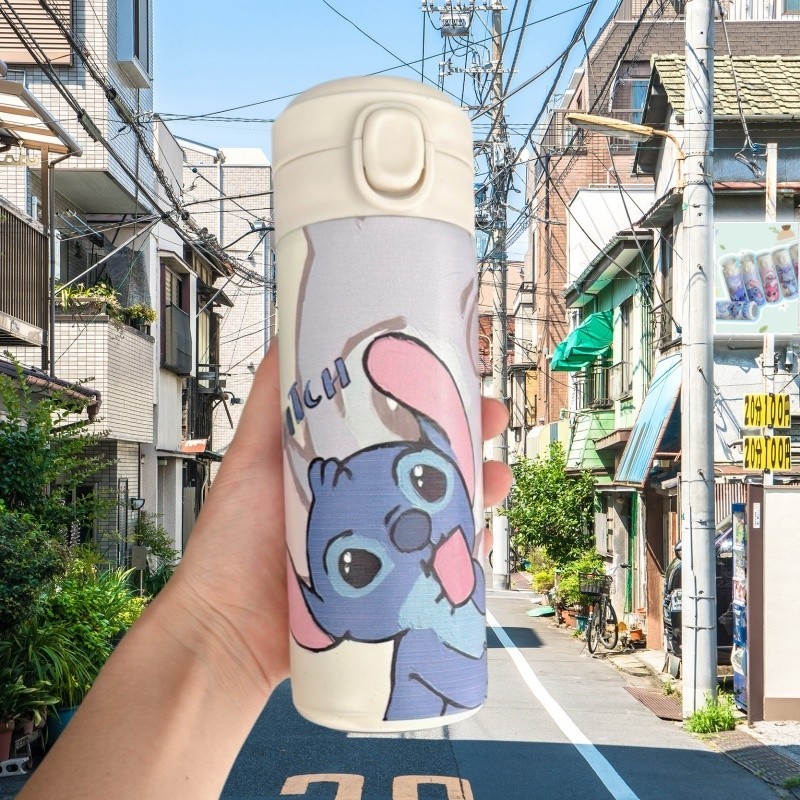 ถ้วยสแตนเลสมูลค่าสูง ความจุ 420ml ความจุขนาดใหญ่ ถ้วยน้ำแบบพกพา หลากหลายรูปแบบ รูปแบบการ์ตูนน่ารัก ถ้วยน้ำแข็งสำหรับเด็ก ราคา ถูกที่สุด ดีลบีเคเค แกลเลอรีภาพที่ 8