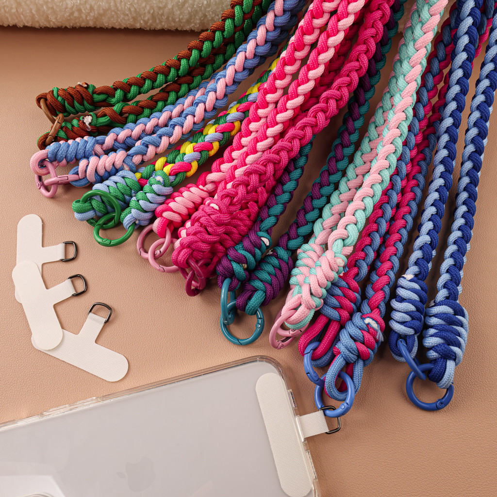 สายคล้องคอ สะพายไหล่ ป้องกันการสูญหาย พร้อมสายคล้องข้อมือ ปรับระดับได้ 120 ซม. สําหรับห้อยโทรศัพท์มือถือ