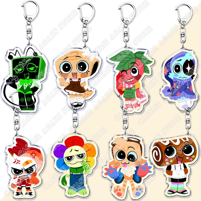 Sweet เกมพวงกุญแจสําหรับอุปกรณ์เสริมกระเป๋า Pango Astro Gigi Connie Artro Sprout Dandy Vee Shelly Pebble พวงกุญแจเครื่องประดับของขวัญ