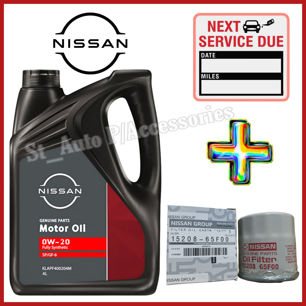 น้ํามันเครื่อง Nissan 0W20 สังเคราะห์แท้ (4 ลิตร) สําหรับ Nissan , Honda , Toyota , Proton , Perodua