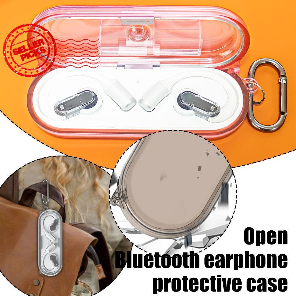 เหมาะสําหรับ Nothing Ear (เปิด) เคสชุดหูฟังบลูทูธแบบเปิด Tpu สีทึบป้องกันการหล่น C7k8