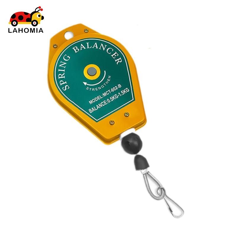 [Lahomia] Spring Balancer 0.5-1.5kg Load Bearing Locking Clip High Performance Heavy Duty
