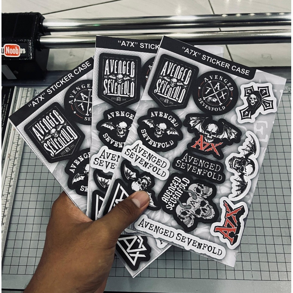 Avenged sevenfold Stickers 29 ชิ้น A7X สติ๊กเกอร์แพ็คสติ๊กเกอร์ตัดแล้ว กันน้ํา Anti-fade